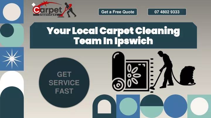 your local carpet cleaning team in ipswich