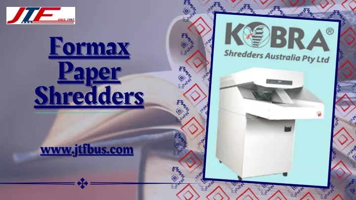 formax paper shredders