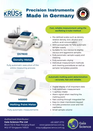 precision instruments made in germany