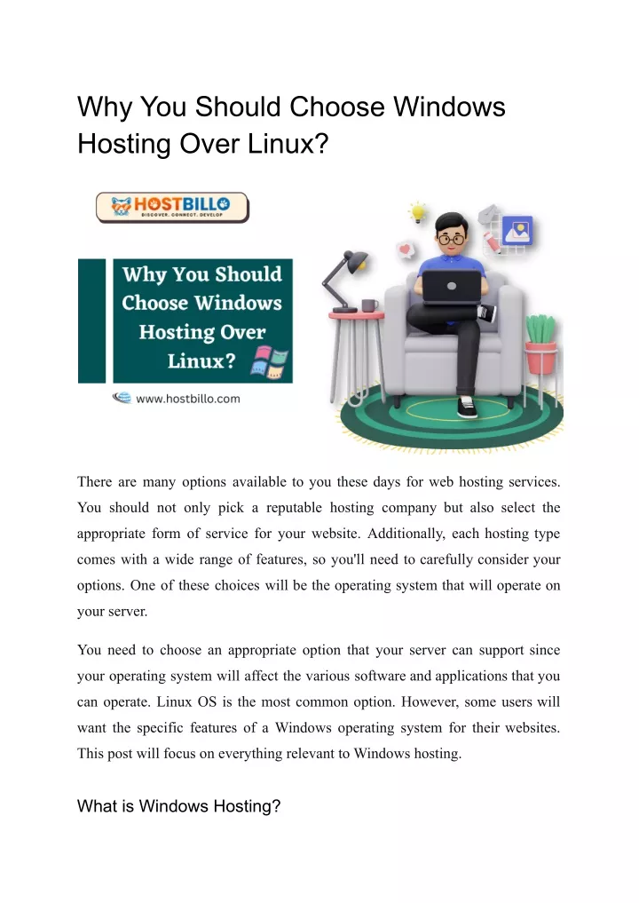 why you should choose windows hosting over linux