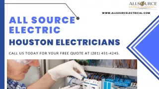 Houston Electricians - Allsource Electrical Technologies