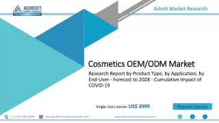 Cosmetics OEM/ODM Market Size, Share, Trends, Demand, Growth Opportunities