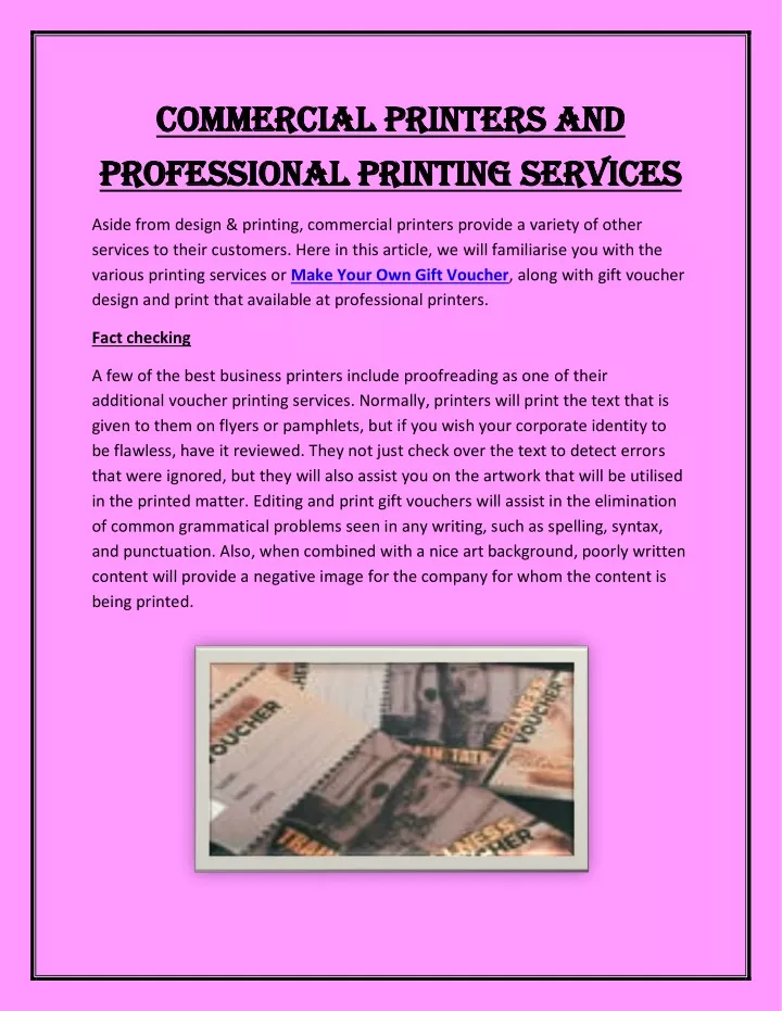 commercial printers and commercial printers