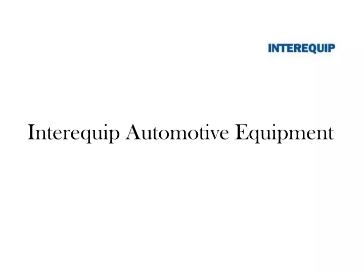 interequip automotive equipment