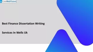 Best Finance Dissertation Writing in well  uk