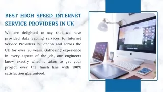 Best High Speed Internet Service Providers In UK