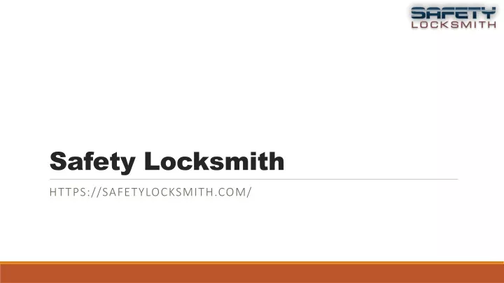 safety locksmith