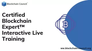 Certified Blockchain Expert™ Interactive Live Training | Blockchain Council