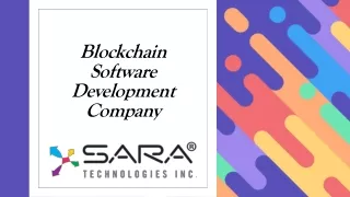 blockchain software development company