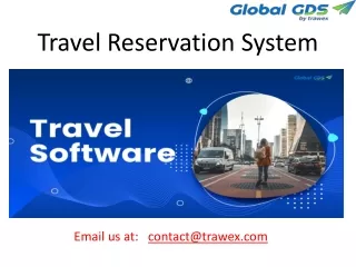 travel reservation system