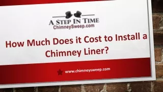 how much does it cost to install a chimney liner