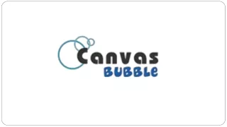 Canvas Bubble By - Tabletop Canvas Print