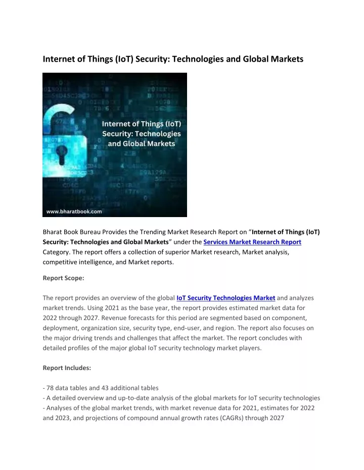 internet of things iot security technologies