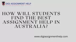 How will Students Find the Best Assignment Help in Australia?