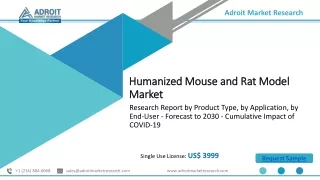 Humanized Mouse and Rat Model Market Size, Applications & Forecast 2032