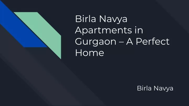 birla navya apartments in gurgaon a perfect home