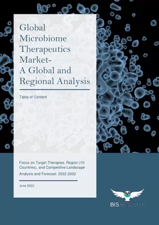 TOC - Global Microbiome Therapeutics Market