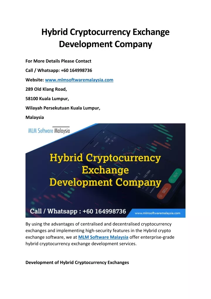 hybrid cryptocurrency exchange development company