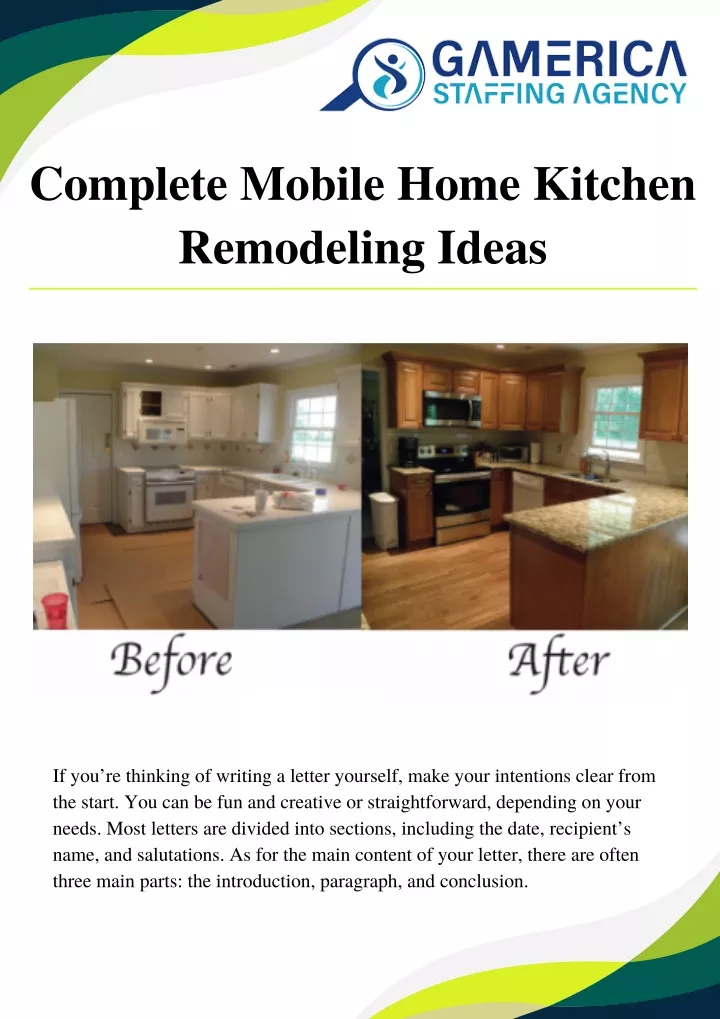 complete mobile home kitchen remodeling ideas