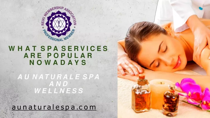 what spa services are popular nowadays