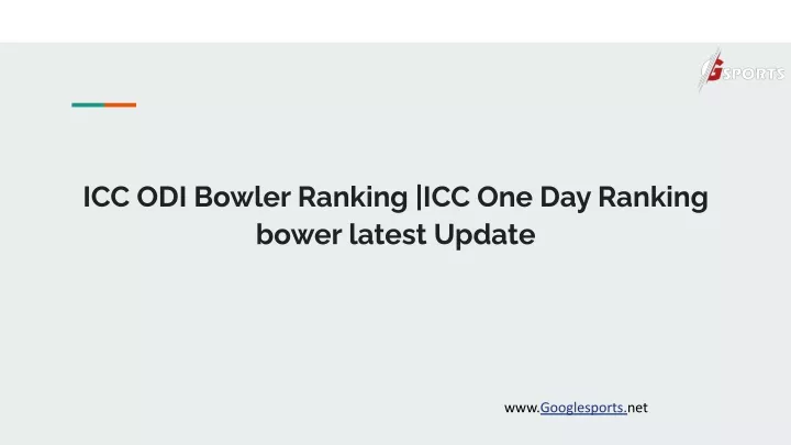 icc odi bowler ranking icc one day ranking bower