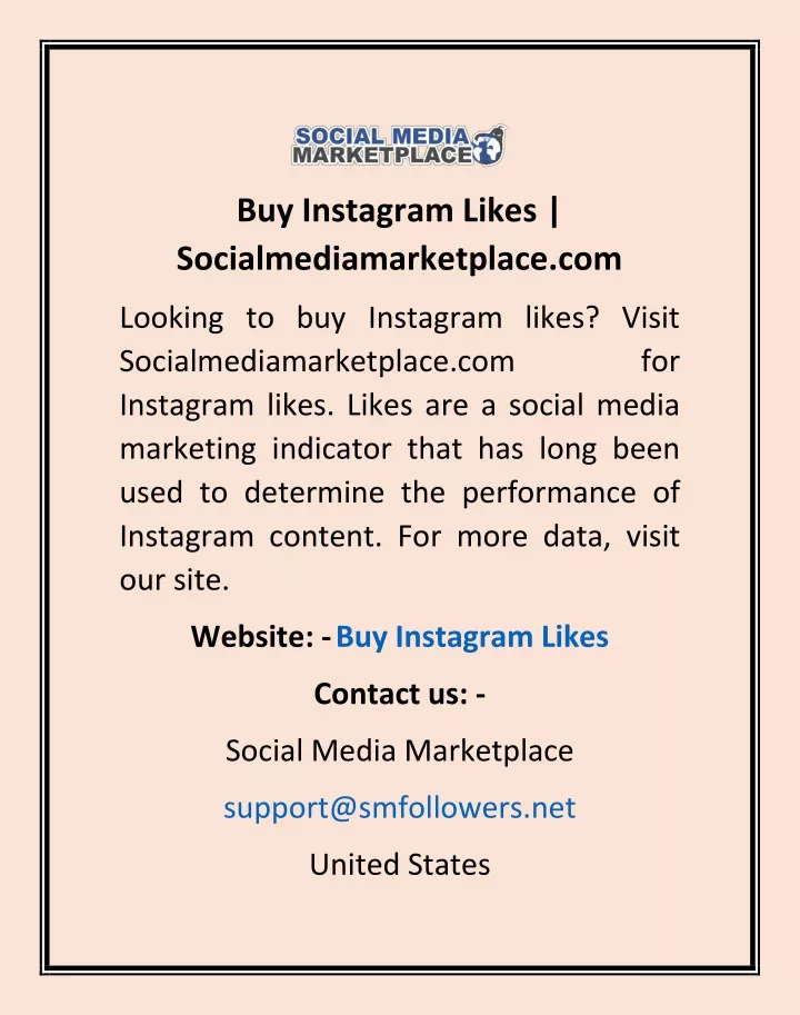 buy instagram likes socialmediamarketplace com