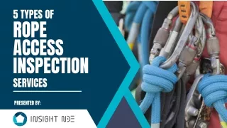 5 Types of Rope Access Inspection Services