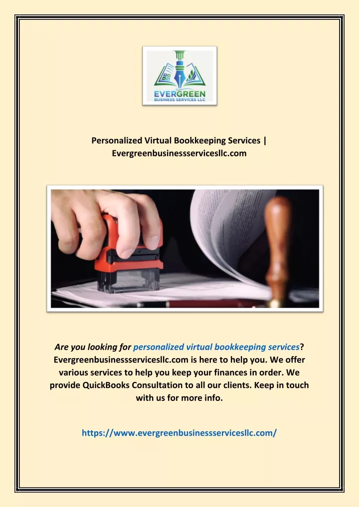 personalized virtual bookkeeping services