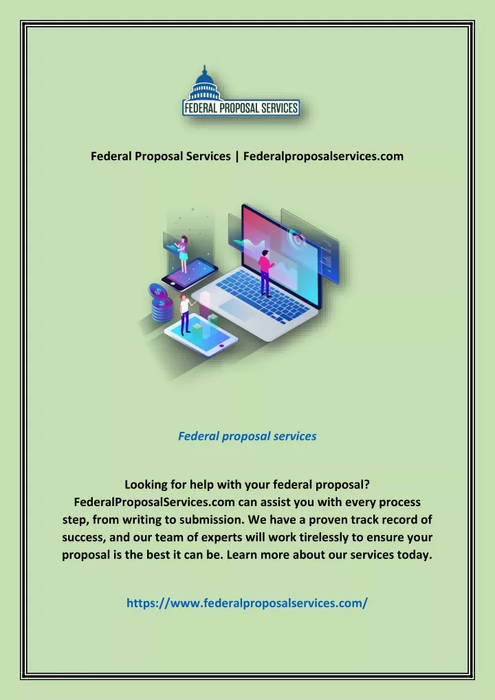 federal proposal services federalproposalservices