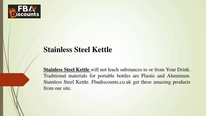 stainless steel kettle