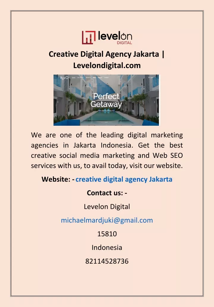 creative digital agency jakarta levelondigital com