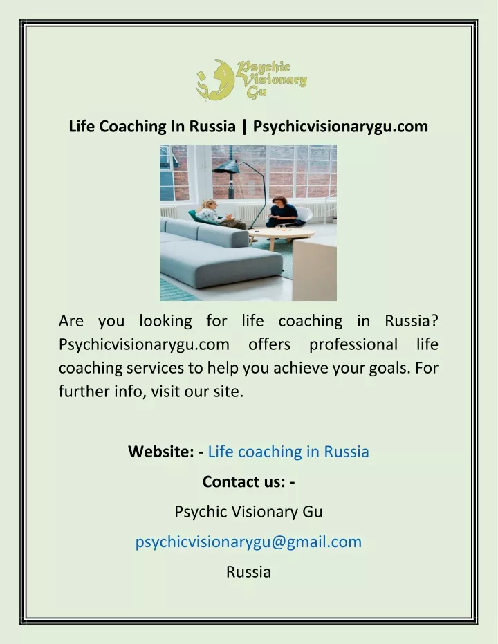life coaching in russia psychicvisionarygu com