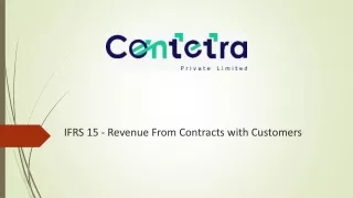 IFRS 15 - Revenue From Contracts with Customers