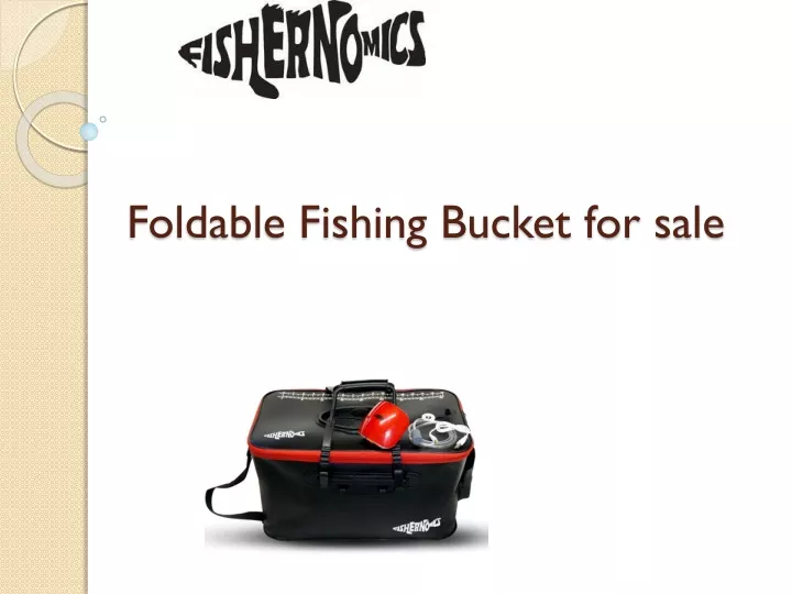 foldable fishing bucket for sale