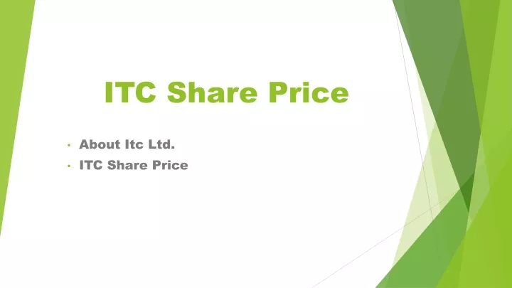itc share price