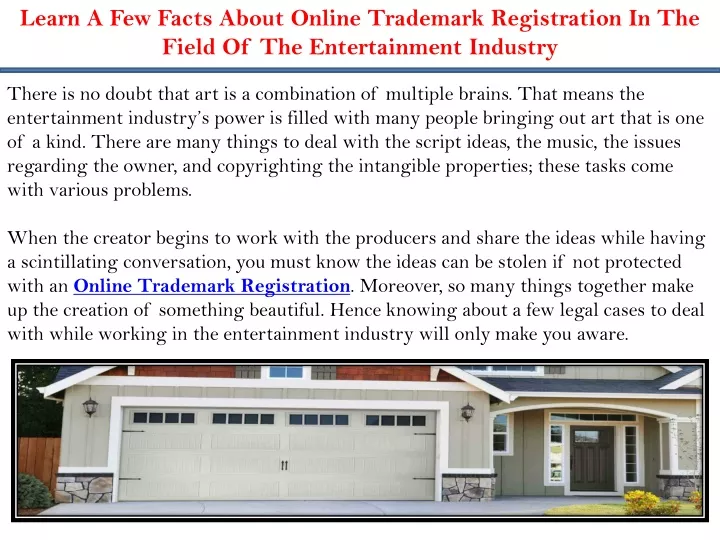 learn a few facts about online trademark