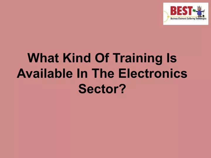 what kind of training is available