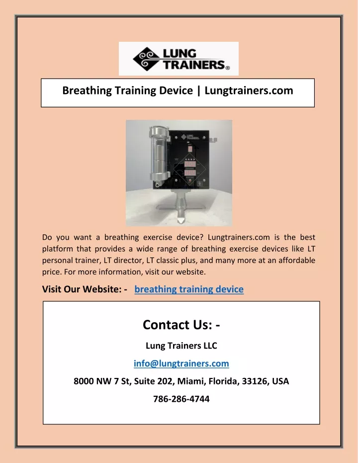 breathing training device lungtrainers com