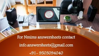 NMIMS Project Solution 2023 helps