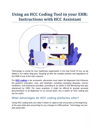 Using an HCC Coding Tool in your EHR: Instructions with HCC Assistant