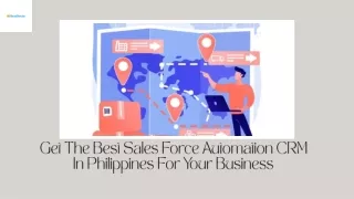 Best Sales Force Automation CRM Philippines