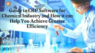 ERP Software for Chemical Industry- Guidance and How it can Help