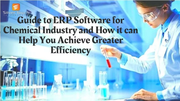 guide to erp software for chemical industry