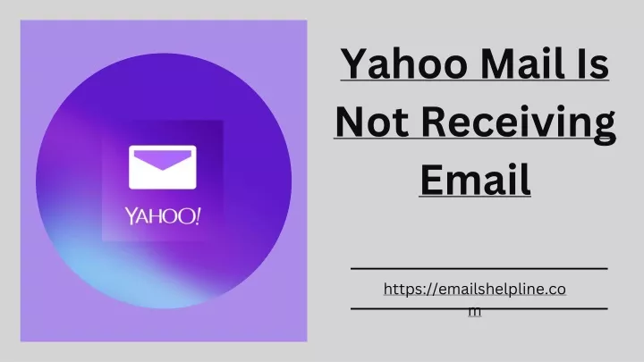yahoo mail is not receiving email