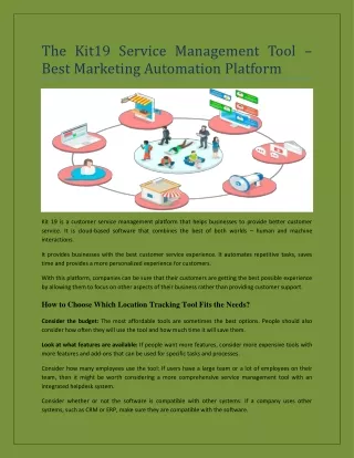The Kit19 Service Management Tool – Best Marketing Automation Platform