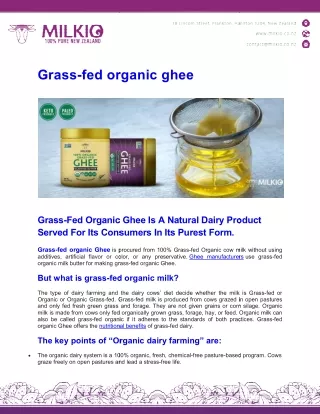 grass fed organic ghee fed organic ghee