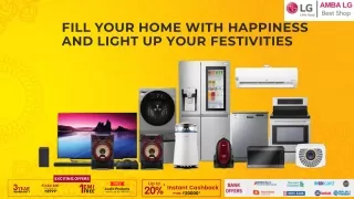LG Consumer Electronics: TV, Refrigerator, Home Theatre - Amba LG