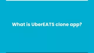 What is UberEATS clone app_