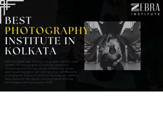 Photography Institute In Kolkata