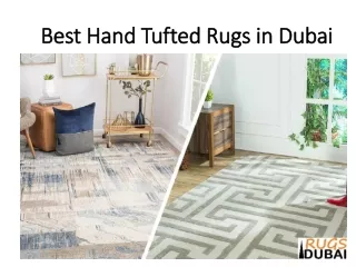 Best Hand Tufted Rugs in Dubai